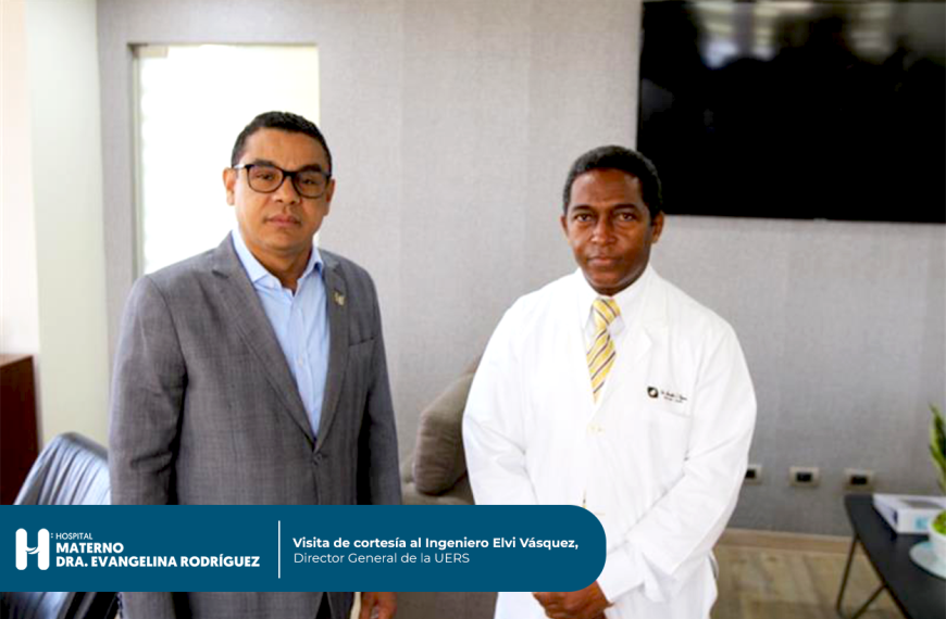 Director Hospital Dra. Evangelina Rodr&iacute;guez realiza visita de cortes&iacute;a a director de la UERS