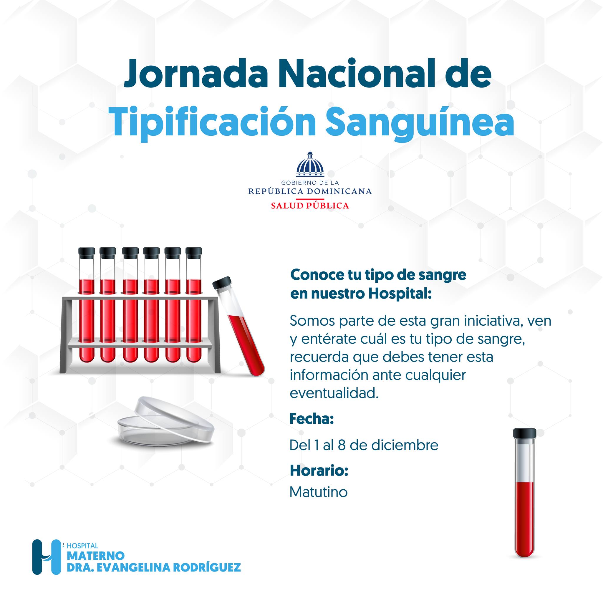 You are currently viewing Jornada Nacional de Tipificación Sanguínea del 1 al 8 de Diciembre